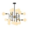 Deals 💯 Every Which Way 17-Light Black/Bronze Chandelier by Yosemite Home Decor 😍 -NICOR Sales Store black bronze yosemite home decor chandeliers bscb90127 64 1000