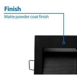 Flash Sale ✔️ Square Black Indoor and Outdoor Integrated LED Landscape Step Light by NICOR 😍 -NICOR Sales Store black nicor path lights stq 10 120 bk 4f 1000