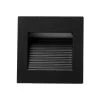 Flash Sale ✔️ Square Black Indoor and Outdoor Integrated LED Landscape Step Light by NICOR 😍 -NICOR Sales Store black nicor path lights stq 10 120 bk 64 1000