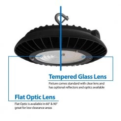 Top 10 👍 HBC3 10.8 in.1000-Watt Equivalent Integrated LED Black High Bay Light 5000K by NICOR ⌛ -NICOR Sales Store black powder coat nicor high bay lights hbc3200shv50k8 a0 1000