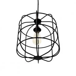 Cheap 💯 Hakissa 1-Light Black Pendant by Yosemite Home Decor 🔔 -NICOR Sales Store black yosemite home decor chandeliers bs8417 1f 1000