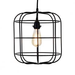 Cheap 💯 Hakissa 1-Light Black Pendant by Yosemite Home Decor 🔔 -NICOR Sales Store black yosemite home decor chandeliers bs8417 4f 1000