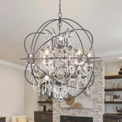 Wholesale ⌛ Contessa Collection 6-Light Matte Black Chandelier by Yosemite Home Decor 🛒 -NICOR Sales Store black yosemite home decor chandeliers scfp3078 6bk 31 1000