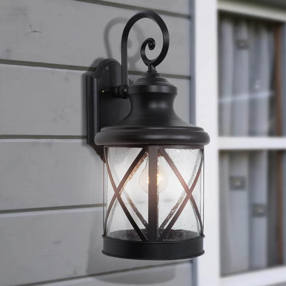 Top 10 🔔 1-Light Exterior Wall Lantern Sconce in Black Finish Size by Yosemite Home Decor ✔️ 4 Top 10 🔔 1-Light Exterior Wall Lantern Sconce in Black Finish Size by Yosemite Home Decor ✔️ - Image 2