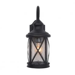 Deals 🔔 1-Light Exterior Wall Lantern Sconce in Black Finish Size by Yosemite Home Decor ❤️ -NICOR Sales Store black yosemite home decor outdoor sconces 5041bl m 1f 1000