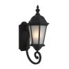 New 🛒 Brielle Collection 1-Light Black Outdoor Wall Lantern Sconce by Yosemite Home Decor 🛒