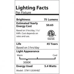 Outlet 🥰 STW Horizontal Wet Location Hardwired Bronze Integrated LED Step Light by NICOR 🔔 -NICOR Sales Store bronze horizontal nicor stair lights stw11203khbz 31 1000