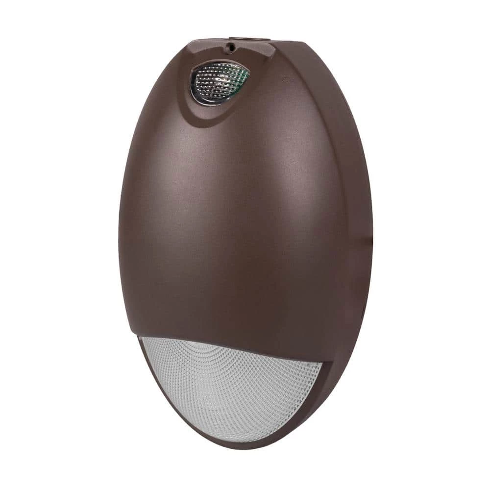 Promo 🔔 EOT Series 75-Watt Equivalent Integrated LED Bronze Outdoor Teardrop Emergency Wall Pack Light with Photocell, 2700K by NICOR 🔔 3 Promo 🔔 EOT Series 75-Watt Equivalent Integrated LED Bronze Outdoor Teardrop Emergency Wall Pack Light with Photocell, 2700K by NICOR 🔔