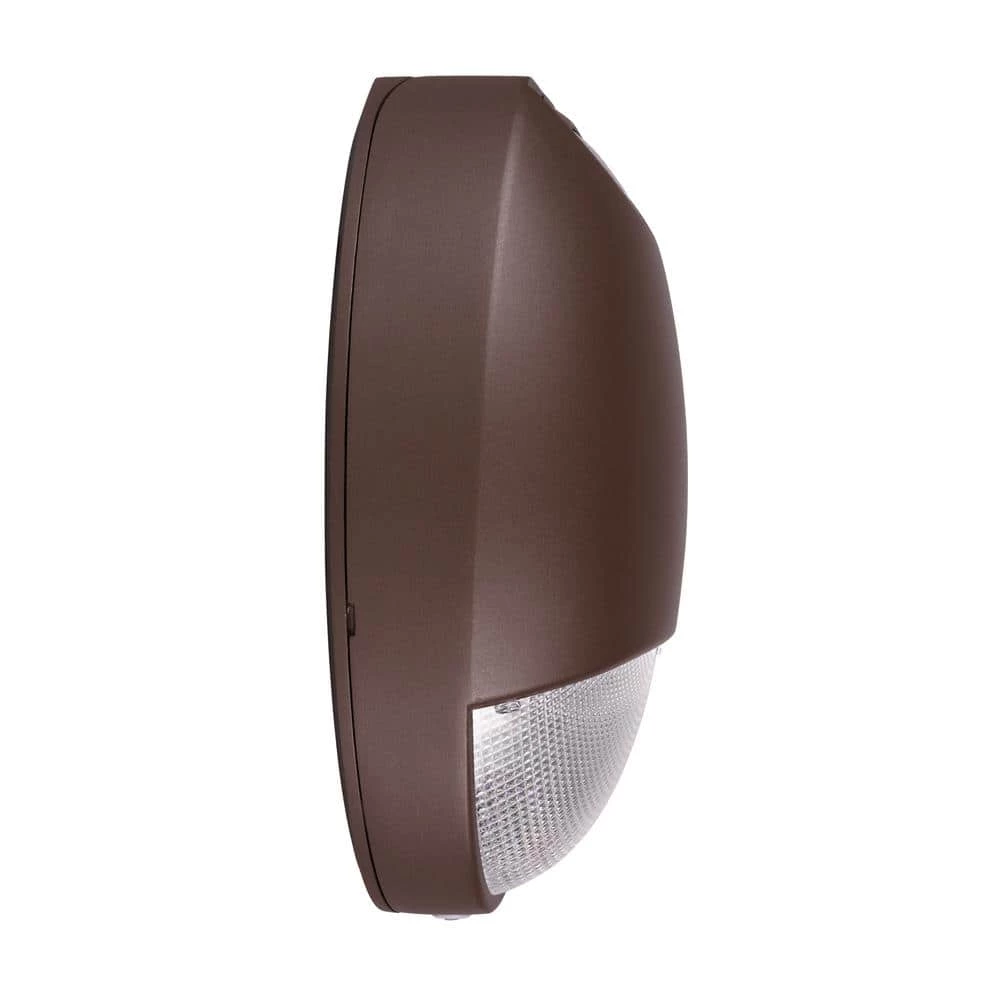 Promo 🔔 EOT Series 75-Watt Equivalent Integrated LED Bronze Outdoor Teardrop Emergency Wall Pack Light with Photocell, 2700K by NICOR 🔔 6 Promo 🔔 EOT Series 75-Watt Equivalent Integrated LED Bronze Outdoor Teardrop Emergency Wall Pack Light with Photocell, 2700K by NICOR 🔔 - Image 4