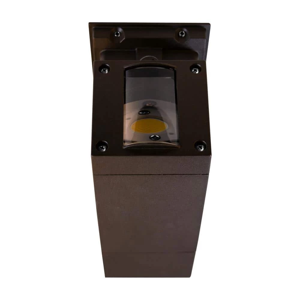 Hot Sale 🎉 Dorado 90-Watt Equivalent Integrated LED Bronze Outdoor Cylinder Wall Pack Light with Up/Down Fan Distribution, 5000K by NICOR 👏 5 Hot Sale 🎉 Dorado 90-Watt Equivalent Integrated LED Bronze Outdoor Cylinder Wall Pack Light with Up/Down Fan Distribution, 5000K by NICOR 👏 - Image 3