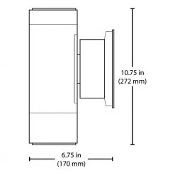 Hot Sale 🎉 Dorado 90-Watt Equivalent Integrated LED Bronze Outdoor Cylinder Wall Pack Light with Up/Down Fan Distribution, 5000K by NICOR 👏 19 Hot Sale 🎉 Dorado 90-Watt Equivalent Integrated LED Bronze Outdoor Cylinder Wall Pack Light with Up/Down Fan Distribution, 5000K by NICOR 👏 -NICOR Sales Store bronze nicor wall pack lights owcf4n1036mv50bz c3 1000