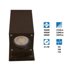 Best Pirce 💯 Dorado 125-Watt Equivalent Square Integrated LED Bronze Outdo or Cylinder Wall Pack Light, 4000K by NICOR 💯 -NICOR Sales Store bronze nicor wall pack lights owcq4d1022mv40bz 40 1000