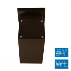 Best Pirce 💯 Dorado 125-Watt Equivalent Square Integrated LED Bronze Outdo or Cylinder Wall Pack Light, 4000K by NICOR 💯 -NICOR Sales Store bronze nicor wall pack lights owcq4d1022mv40bz a0 1000