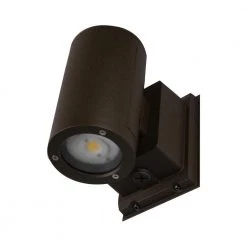 Best Pirce 😀 Dorado 125-Watt Equivalent Round Integrated LED Bronze Outdo or Cylinder Wall Pack Light, 4000K by NICOR 🌟