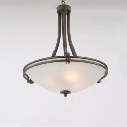 Wholesale ✔️ Sequoia Collection 4-Light Brown Pendant with Frosted Alabaster Glass Shade by Yosemite Home Decor 👏 -NICOR Sales Store brown yosemite home decor chandeliers 98352 4db 4f 1000