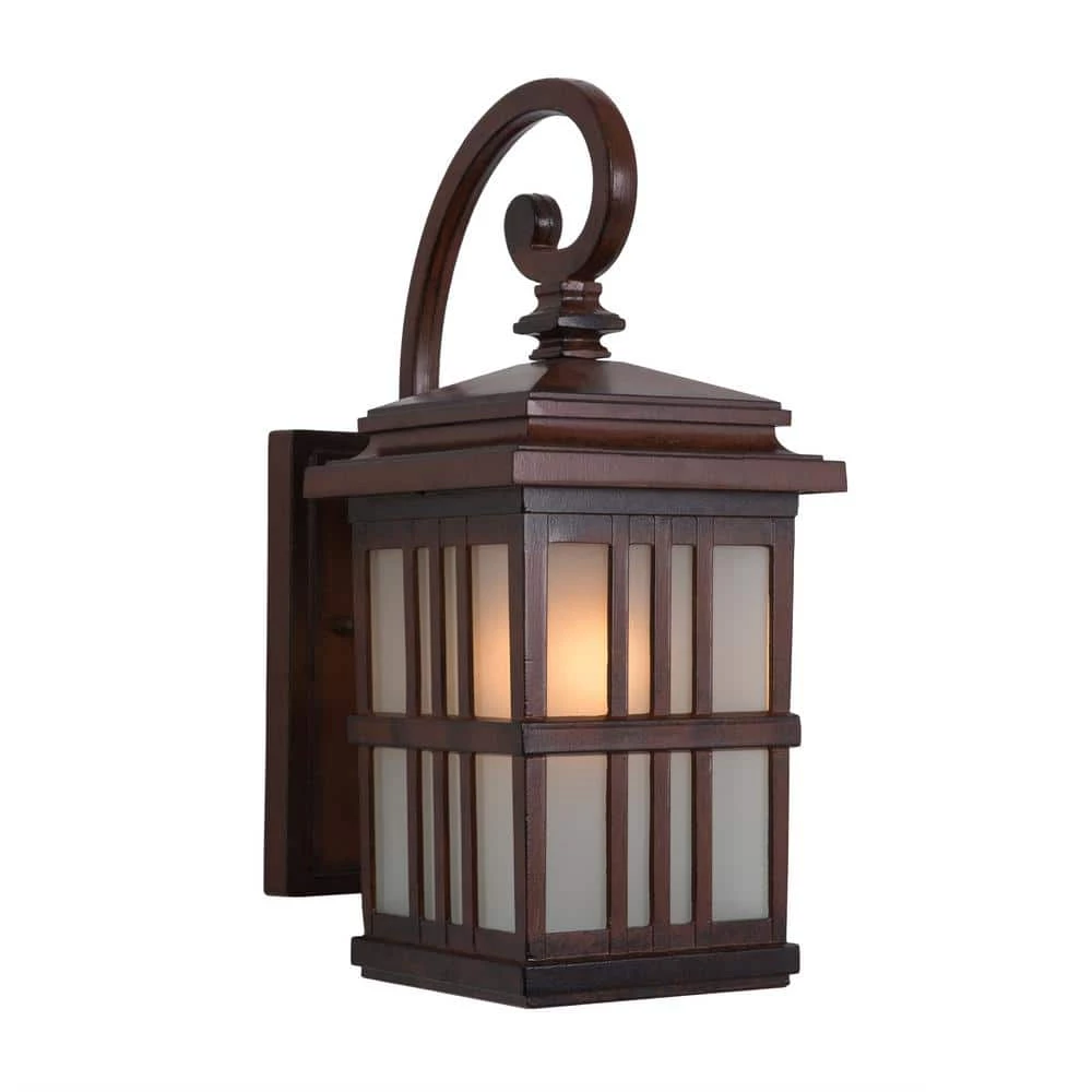 Best Pirce ✔️ Granite Ridge Collection 1-Light Brown Outdoor Wall Lantern Sconce by Yosemite Home Decor 👏 3 Best Pirce ✔️ Granite Ridge Collection 1-Light Brown Outdoor Wall Lantern Sconce by Yosemite Home Decor 👏