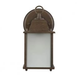 Discount 🔥 Tara Collection 1-Light Brown Outdoor Wall Lantern Sconce by Yosemite Home Decor 🔔 -NICOR Sales Store brown yosemite home decor outdoor sconces 5008ibr 4f 1000
