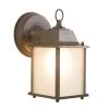Discount 🔥 Tara Collection 1-Light Brown Outdoor Wall Lantern Sconce by Yosemite Home Decor 🔔 -NICOR Sales Store brown yosemite home decor outdoor sconces 5008ibr 64 1000