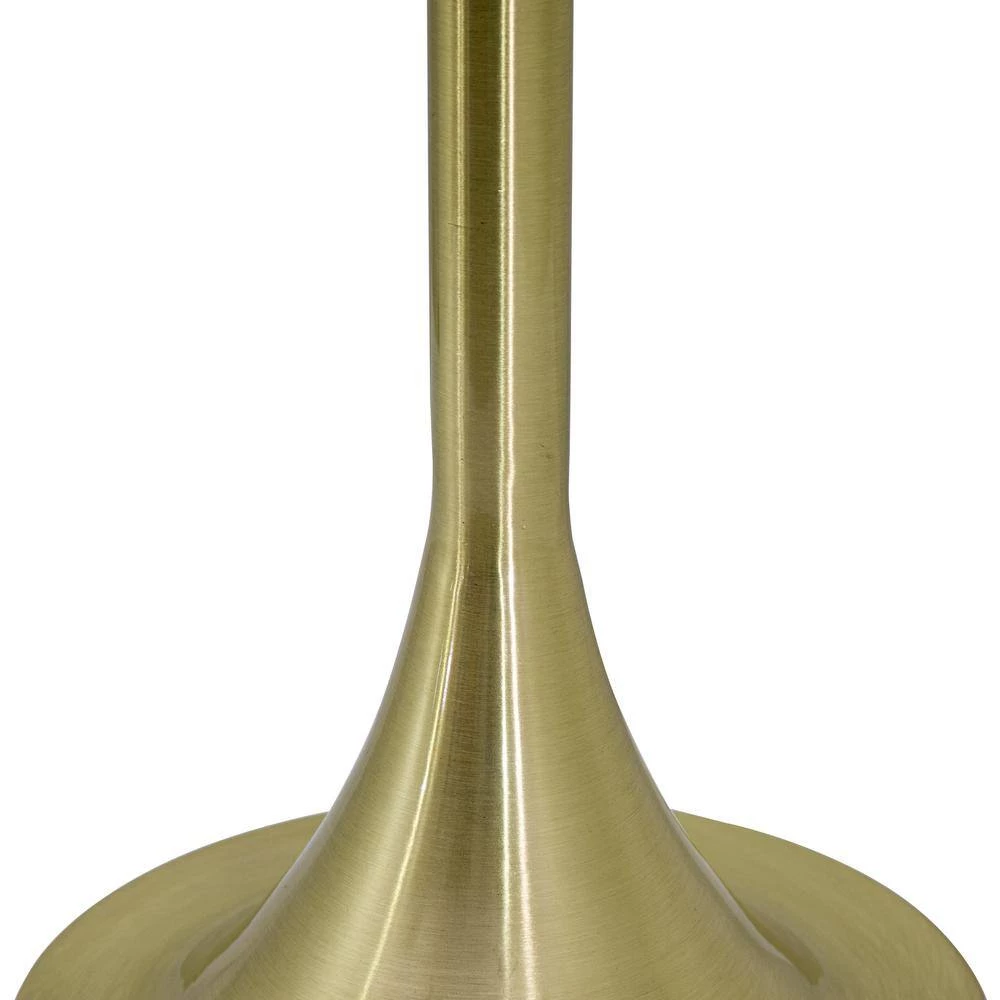 Best deal ๐ Bryce 27 in. 1-Light Table Lamp in Brushed Gold with White Fabric Shade by Yosemite Home Decor ๐ 4 Best deal ๐ Bryce 27 in. 1-Light Table Lamp in Brushed Gold with White Fabric Shade by Yosemite Home Decor ๐ - Image 3