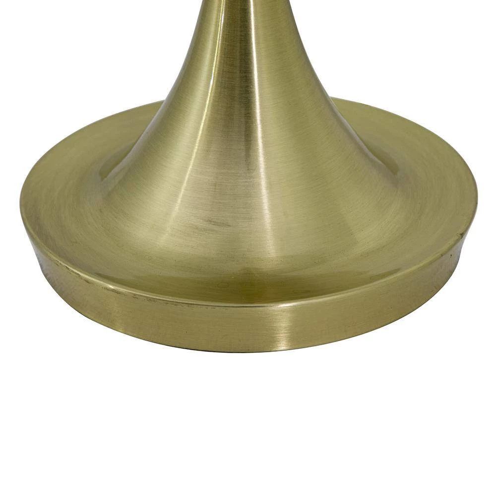 Best deal ๐ Bryce 27 in. 1-Light Table Lamp in Brushed Gold with White Fabric Shade by Yosemite Home Decor ๐ 3 Best deal ๐ Bryce 27 in. 1-Light Table Lamp in Brushed Gold with White Fabric Shade by Yosemite Home Decor ๐ - Image 2