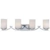 New ✨ Vanity Lighting Family 4-Light Chrome Bathroom Vanity Light with White Glass Shade by Yosemite Home Decor 💯 -NICOR Sales Store chrome yosemite home decor vanity lighting 4090 4v ch 64 1000