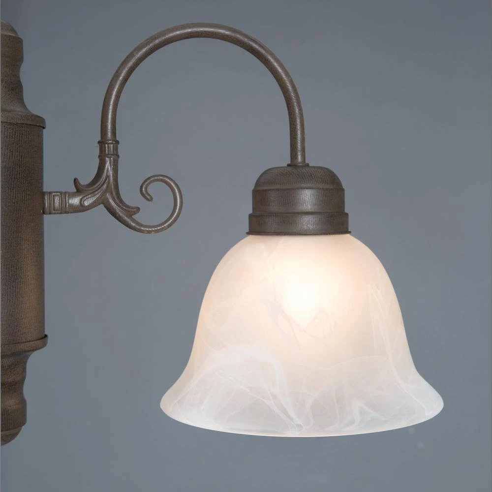 New ❤️ Manzanita 3-Light Dark Brown Hanging Chandelier with Frosted Marble Glass Shade by Yosemite Home Decor 🛒 7 New ❤️ Manzanita 3-Light Dark Brown Hanging Chandelier with Frosted Marble Glass Shade by Yosemite Home Decor 🛒 - Image 5