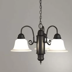 New ❤️ Manzanita 3-Light Dark Brown Hanging Chandelier with Frosted Marble Glass Shade by Yosemite Home Decor 🛒 19 New ❤️ Manzanita 3-Light Dark Brown Hanging Chandelier with Frosted Marble Glass Shade by Yosemite Home Decor 🛒 -NICOR Sales Store dark brown yosemite home decor chandeliers 1433 3db 76 1000