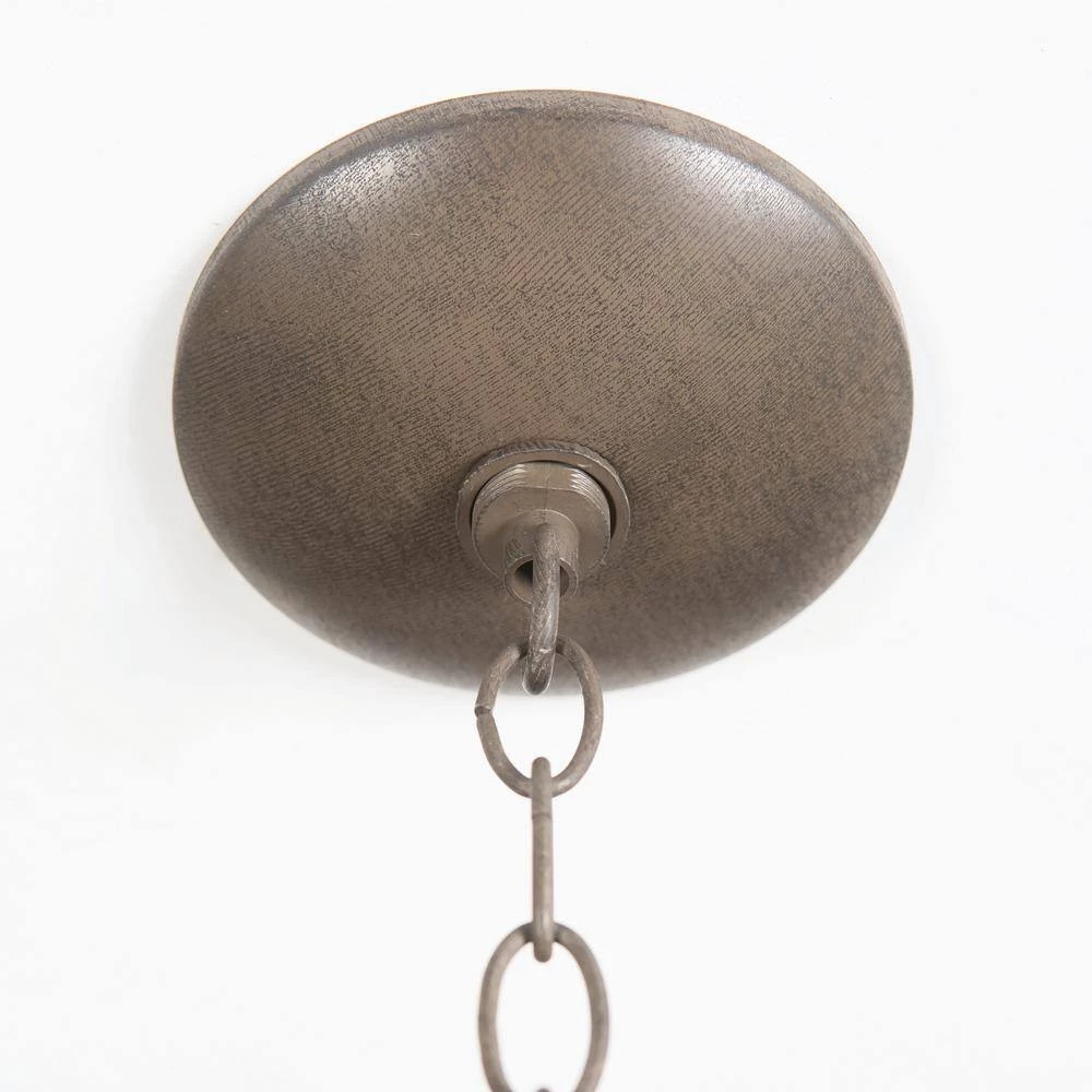 New ❤️ Manzanita 3-Light Dark Brown Hanging Chandelier with Frosted Marble Glass Shade by Yosemite Home Decor 🛒 9 New ❤️ Manzanita 3-Light Dark Brown Hanging Chandelier with Frosted Marble Glass Shade by Yosemite Home Decor 🛒 - Image 7