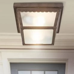 Coupon ✨ Exterior Lighting Series 1-Light Dark Brown Outdoor Wall-Mount Lamp by Yosemite Home Decor ✔️ -NICOR Sales Store dark brown yosemite home decor outdoor flush mount lights 71154 91pldb 31 1000