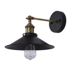 Top 10 🛒 Aharon 1-Light Dark Grey Wall Sconce by Yosemite Home Decor 🥰 -NICOR Sales Store dark grey yosemite home decor wall sconces wl2124w 1gr 4f 1000