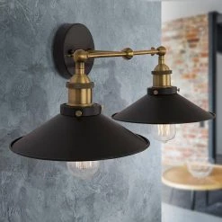 Flash Sale 🔥 Aharon 2-Light Dark Grey Sconce by Yosemite Home Decor 🎉 -NICOR Sales Store dark grey yosemite home decor wall sconces wl2430s 2gr 31 1000