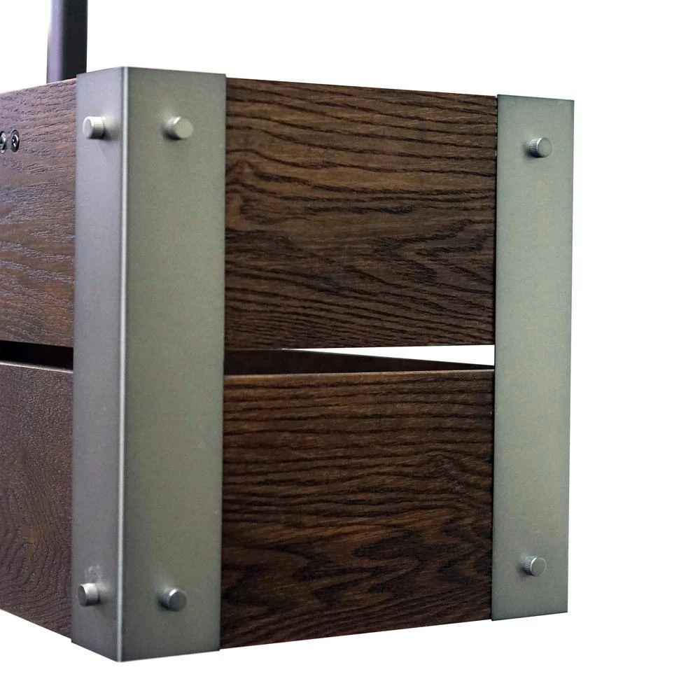 Wholesale ๐ฅฐ Corbin 4-Light Dark Wood and Bronze Metal Accents Modern Farmhouse Island Chandelier with Wood Shade by Yosemite Home Decor ๐ฅฐ 7 Wholesale ๐ฅฐ Corbin 4-Light Dark Wood and Bronze Metal Accents Modern Farmhouse Island Chandelier with Wood Shade by Yosemite Home Decor ๐ฅฐ - Image 5