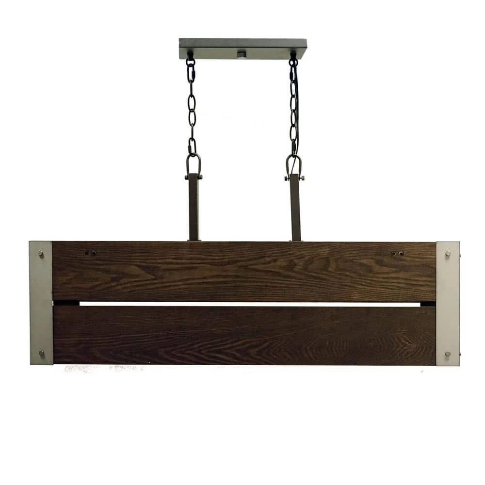 Wholesale ๐ฅฐ Corbin 4-Light Dark Wood and Bronze Metal Accents Modern Farmhouse Island Chandelier with Wood Shade by Yosemite Home Decor ๐ฅฐ 3 Wholesale ๐ฅฐ Corbin 4-Light Dark Wood and Bronze Metal Accents Modern Farmhouse Island Chandelier with Wood Shade by Yosemite Home Decor ๐ฅฐ