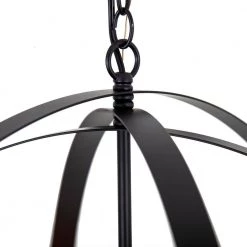 Top 10 🔥 Tira 6-Light Matte Black Orb Chandelier by Yosemite Home Decor 🥰 -NICOR Sales Store matte black yosemite home decor chandeliers 12002467 4f 1000