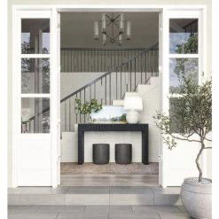 New 🧨 Prairie Oakley 6-Light in Matte Black Chandelier with Glass Shades by Yosemite Home Decor 💯 -NICOR Sales Store matte black yosemite home decor chandeliers 120033844 31 1000