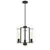 Discount 🎉 3-Light Matte Black Chandelier by Yosemite Home Decor ✨ -NICOR Sales Store matte black yosemite home decor chandeliers 120034344 64 1000