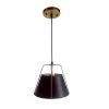 Promo 🎉 Mira 1-Light Matte Gold Modern Pendant with Black Shade by Yosemite Home Decor ✔️ -NICOR Sales Store matte gold yosemite home decor chandeliers 140004121 64 1000