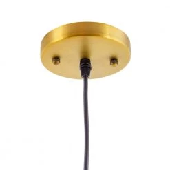 Promo 🎉 Mira 1-Light Matte Gold Modern Pendant with Black Shade by Yosemite Home Decor ✔️ -NICOR Sales Store matte gold yosemite home decor chandeliers 140004121 fa 1000