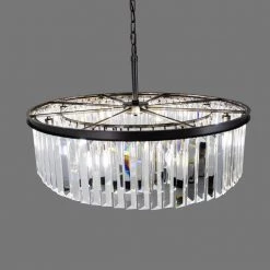 Best reviews of 🔥 Polaris 8-Light Matte Grey Prism Crystal Chandelier by Yosemite Home Decor 🌟 -NICOR Sales Store matte grey yosemite home decor chandeliers 12003787 66 1000