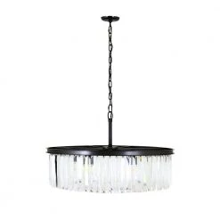 Best reviews of 🔥 Polaris 8-Light Matte Grey Prism Crystal Chandelier by Yosemite Home Decor 🌟 -NICOR Sales Store matte grey yosemite home decor chandeliers 12003787 c3 1000