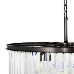 Best reviews of 🔥 Polaris 8-Light Matte Grey Prism Crystal Chandelier by Yosemite Home Decor 🌟 -NICOR Sales Store matte grey yosemite home decor chandeliers 12003787 fa 1000
