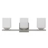 Promo 😉 Jordan 3-Light Satin Nickel Vanity Light with Frosted White Glass Shades by Yosemite Home Decor 🎉 -NICOR Sales Store matte satin nickel yosemite home decor vanity lighting 130010329 64 1000