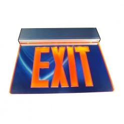 Deals 🤩 EXL2 Series 3.6-Volt Mirrored Integrated LED Emergency Exit Sign with Red Lettering by NICOR 🥰 -NICOR Sales Store mirrored red letters nicor emergency exit lights exl2 10unv al mr r 2 1f 1000