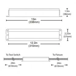 Deals ⌛ EMB Series 8-Watt Universal LED Emergency Battery Backup Driver by NICOR 🎁 -NICOR Sales Store nicor ceiling light parts emb80 10 unv fa 1000