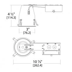 Best reviews of 🧨 3 in. Aluminum LED Recessed Remodel Housing, IC-Rated Airtight IDEAL T24 by NICOR ⭐ -NICOR Sales Store nicor recessed lighting housings 13201ar led 4f 1000