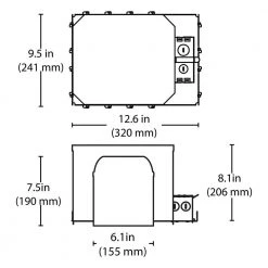 Buy 🔔 6 in. Fire Rated New Construction Recessed Housing with Edison Base by NICOR ✔️ -NICOR Sales Store nicor recessed lighting housings efh6 44 1000