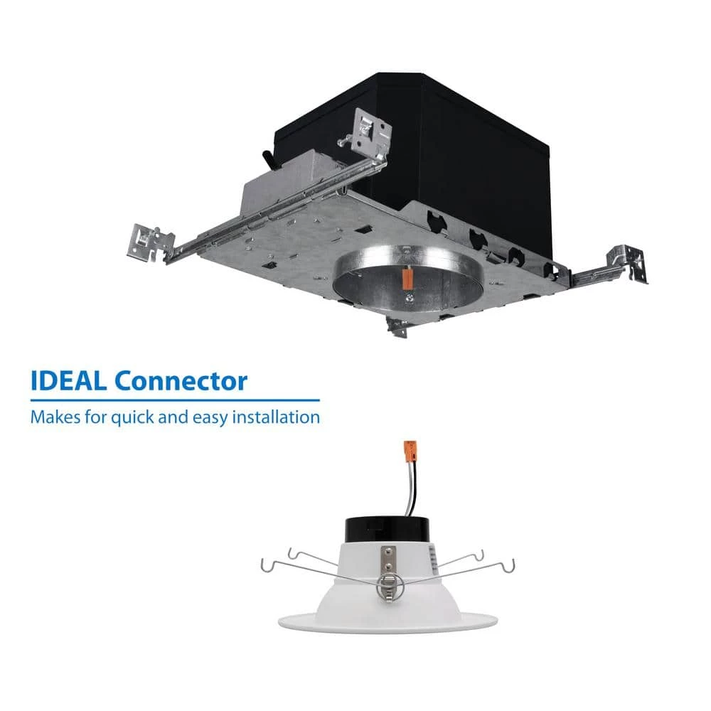 Deals 👍 6 in. Fire Rated New Construction Recessed Housing with IDEAL Quick Connect by NICOR 🛒 7 Deals 👍 6 in. Fire Rated New Construction Recessed Housing with IDEAL Quick Connect by NICOR 🛒 - Image 5