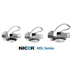 Brand new 🧨 ADL4 4 in. 15-Watt Housing Required New Construction Architectural Integrated LED Recessed Light Kit, 3500K by NICOR 🥰 -NICOR Sales Store nicor recessed lighting kits adl4 1015 unv 35k c3 1000