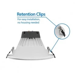 Top 10 ❤️ CLR-Select 8 in. White Commercial Canless Integrated LED Downlight Kit by NICOR ✨ -NICOR Sales Store nicor recessed lighting kits clr82swrvs9wh 1d 1000