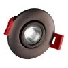 Brand new 🛒 2 in. Oil-Rubbed Bronze 2700K Remodel IC-Rated Recessed Integrated LED Gimbal Downlight Kit by NICOR 😉 -NICOR Sales Store nicor recessed lighting kits dgd211202krdob 64 1000